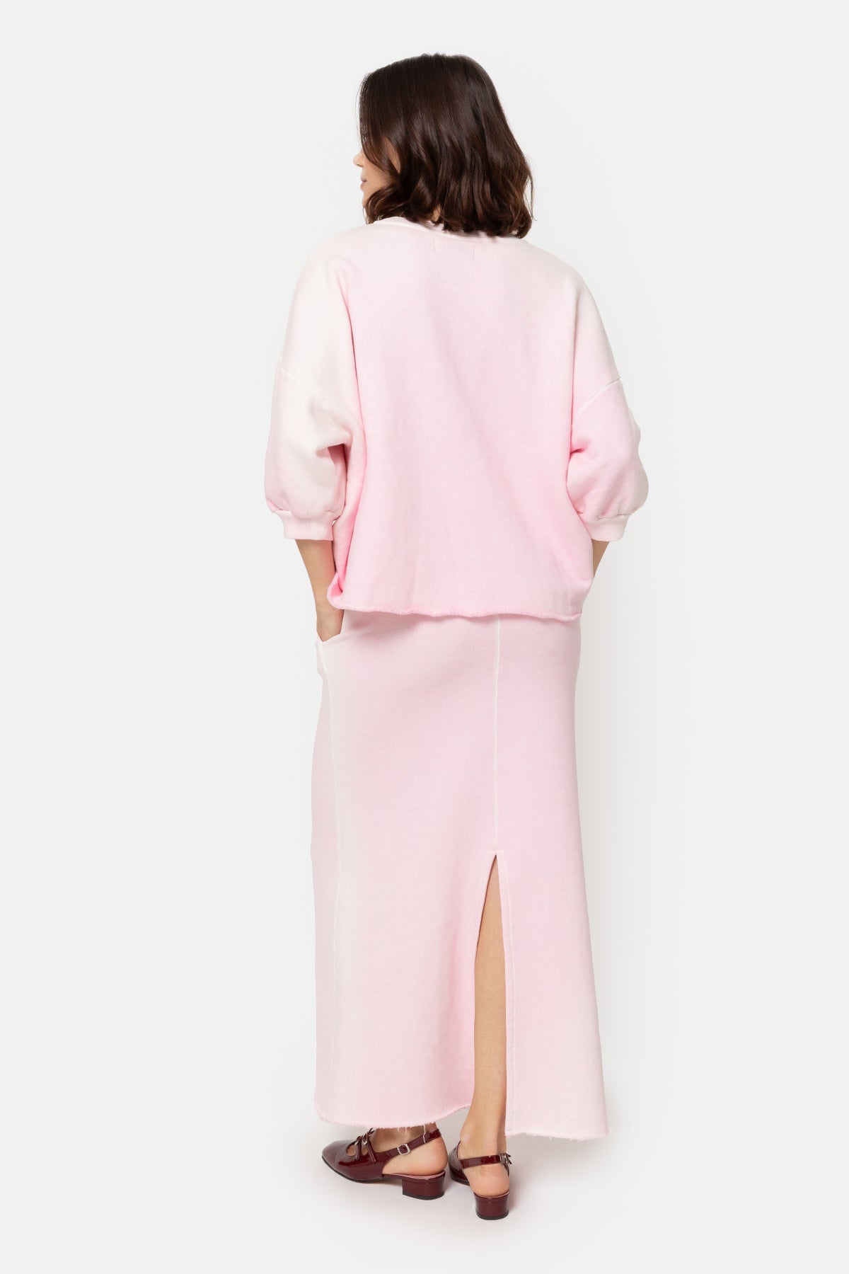 Liv Sweatshirt 3/4 Sleeves | Light Pink