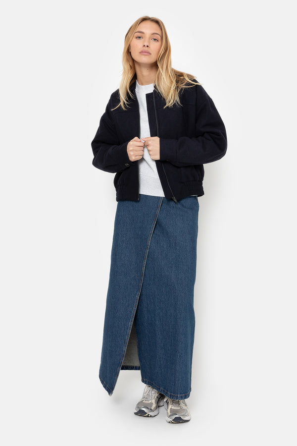 Milf Bomber | Bleu Marine Laine
