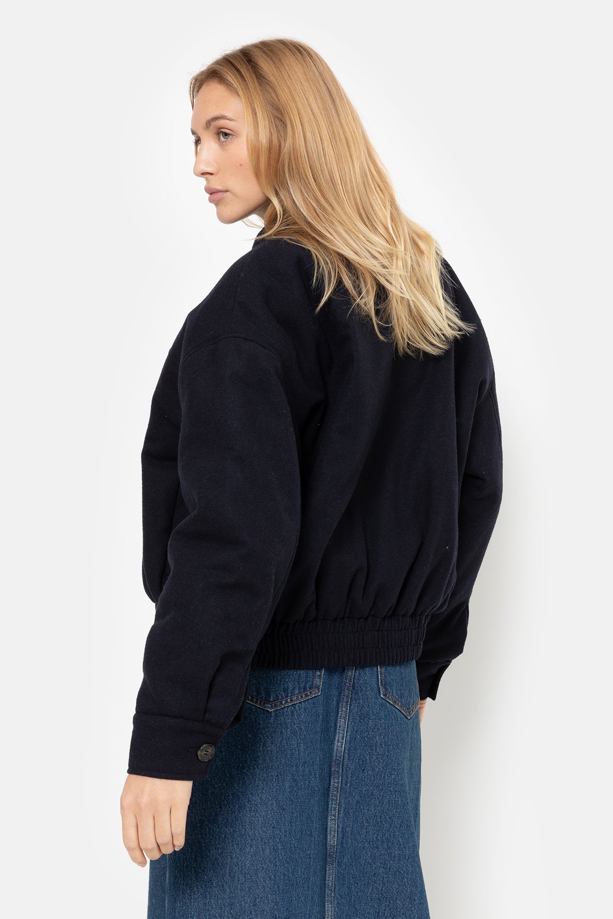Milf Bomber | Bleu Marine Laine
