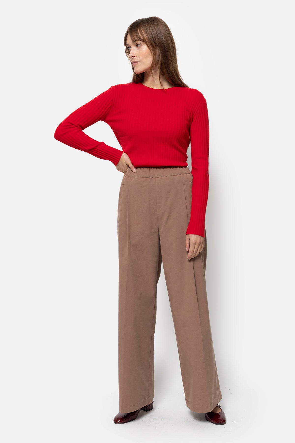 Nice Wide Pants | Cognac