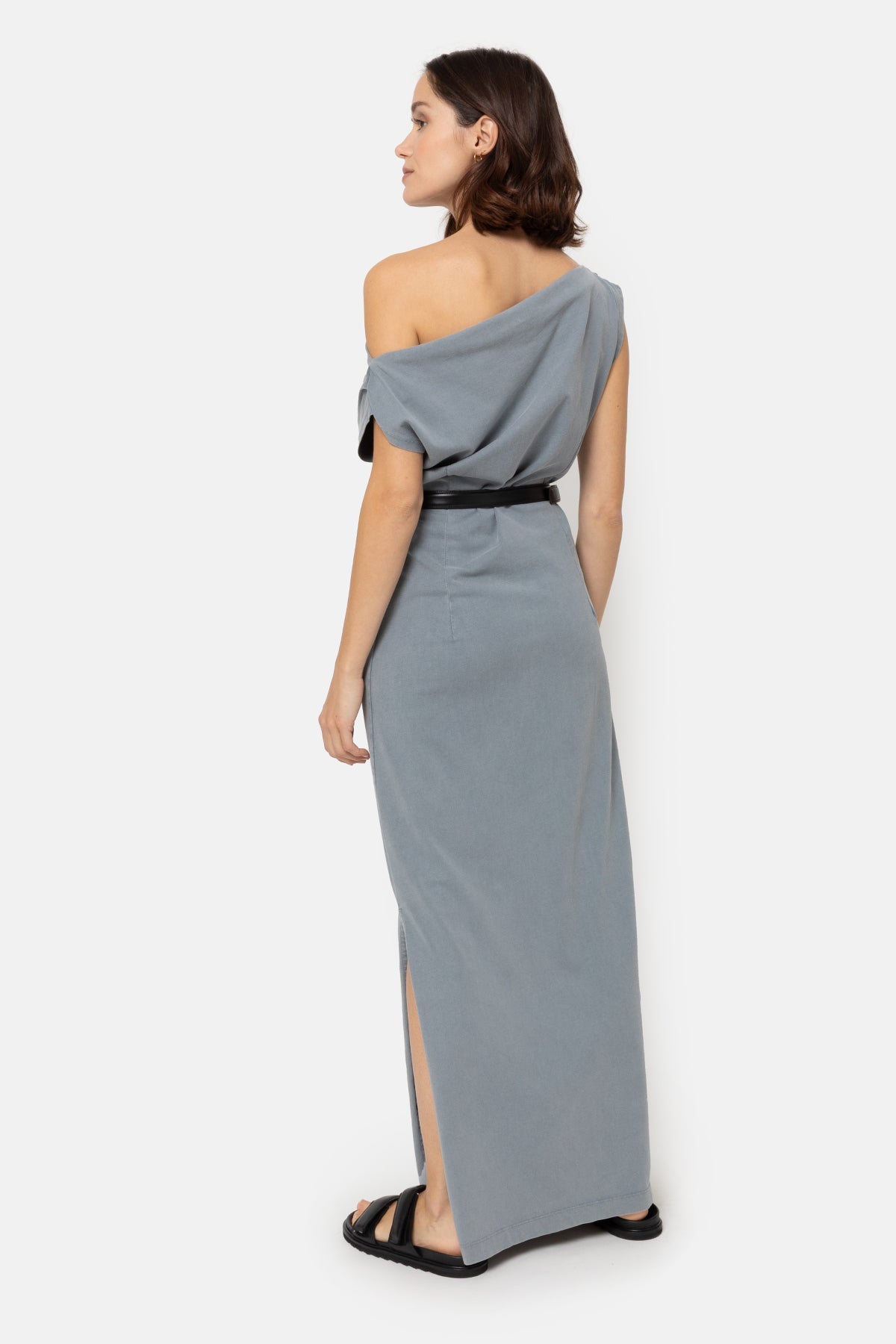 Logan Off-Shoulder Dress | Vintage Grey