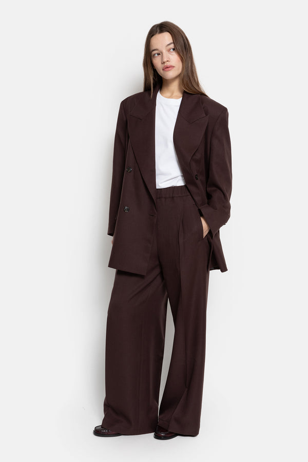Nice Wide Pants | Chocolate Brown