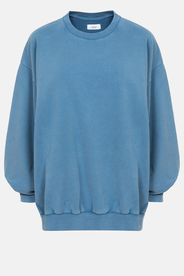 Ulla Oversized Sweatshirt | Vintage Blue – Âme antwerp
