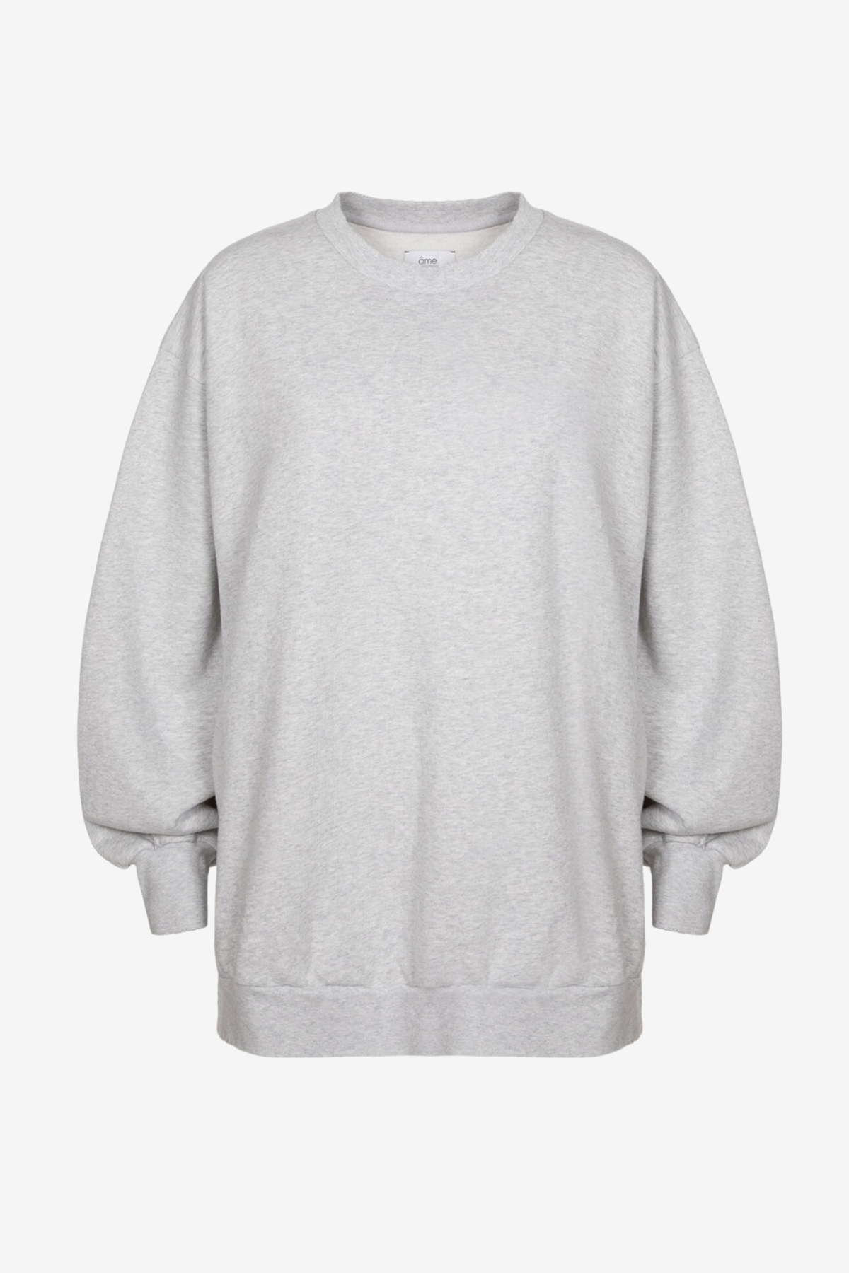 Ulla Oversized Sweatshirt | Marled Grey – Âme antwerp