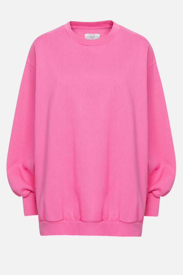 Ulla Oversized Sweatshirt | Bright Pink