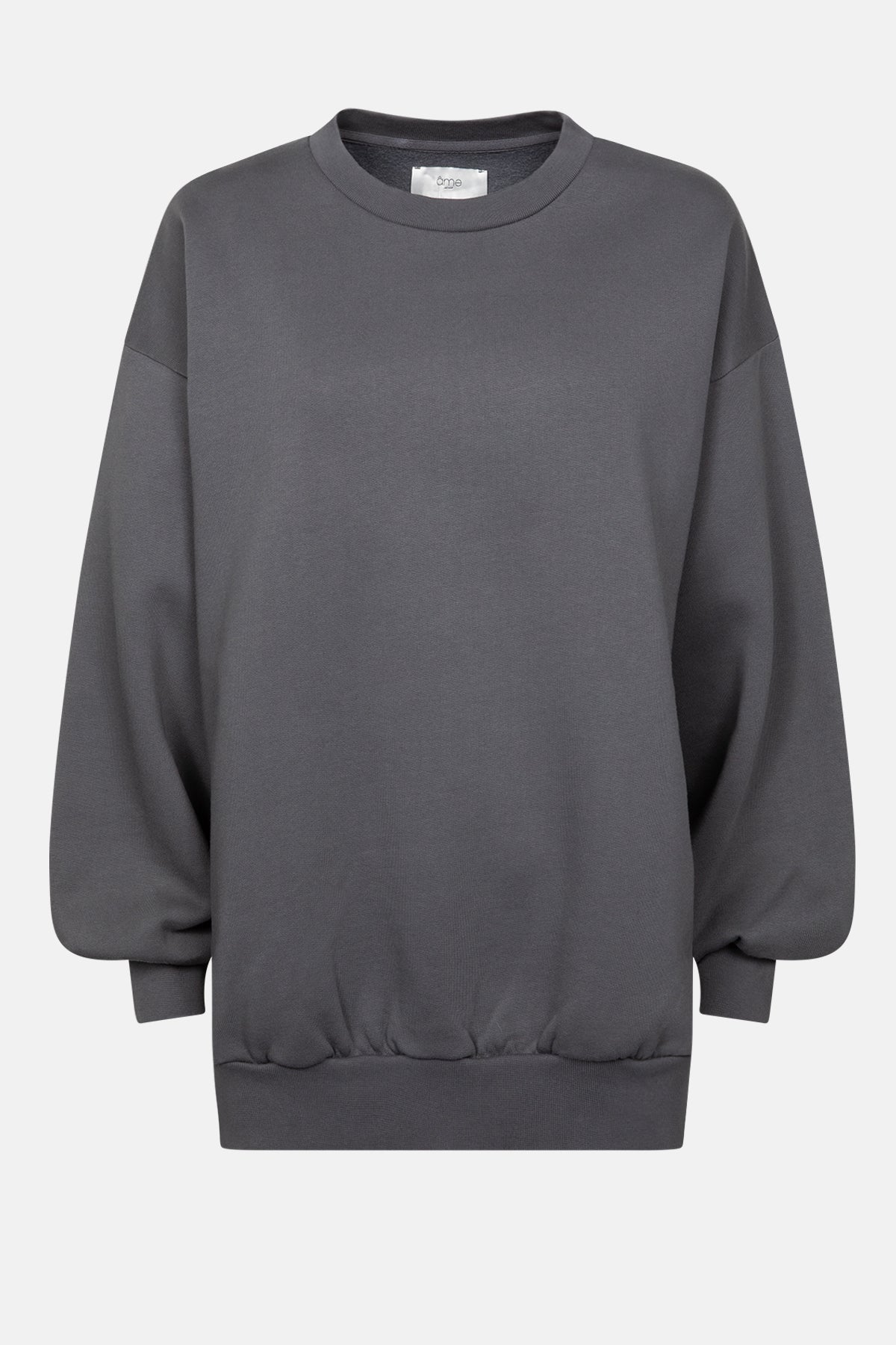 Ulla Oversized Sweatshirt | Dark Plain Grey