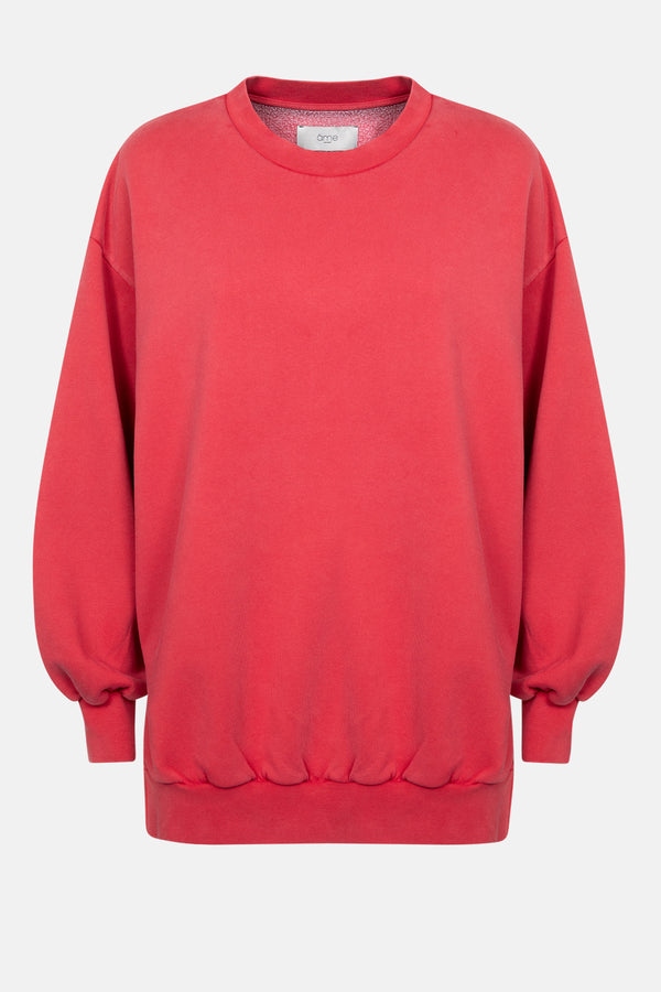 Ulla Oversized Sweatshirt | Red