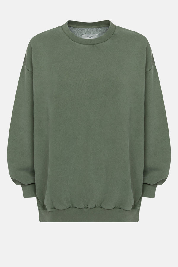 Ulla Sweat-shirt Oversize | Khaki Vintage