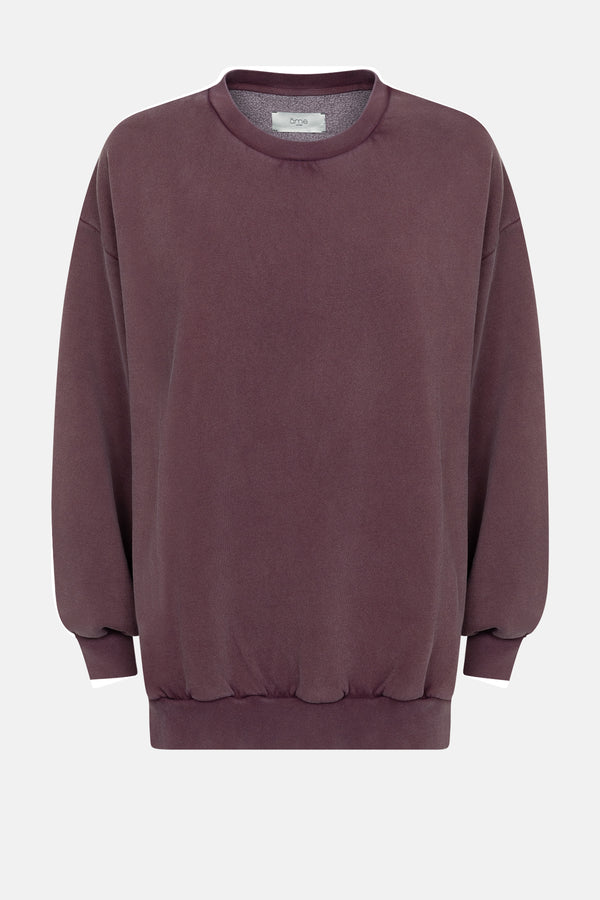 Ulla Sweat-shirt Oversize | Prune Vintage