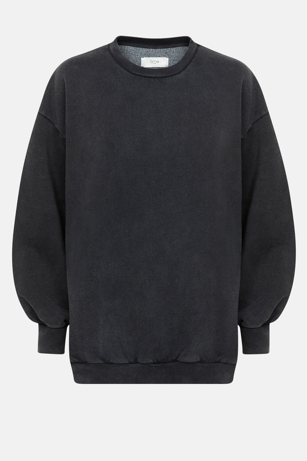 Sweatshirt Ulla Oversized | Noir Vintage
