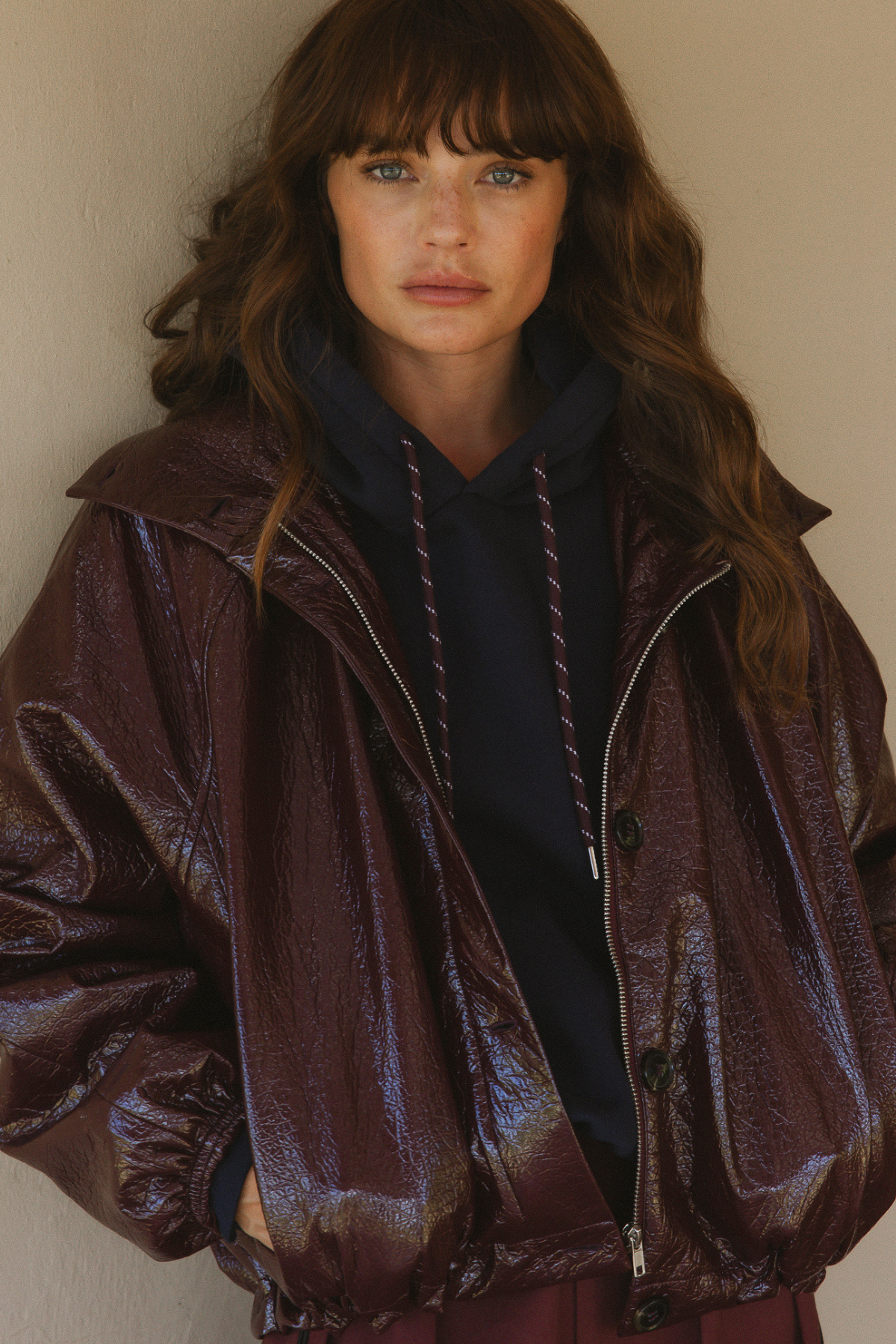 Onana Jacket | Burgundy