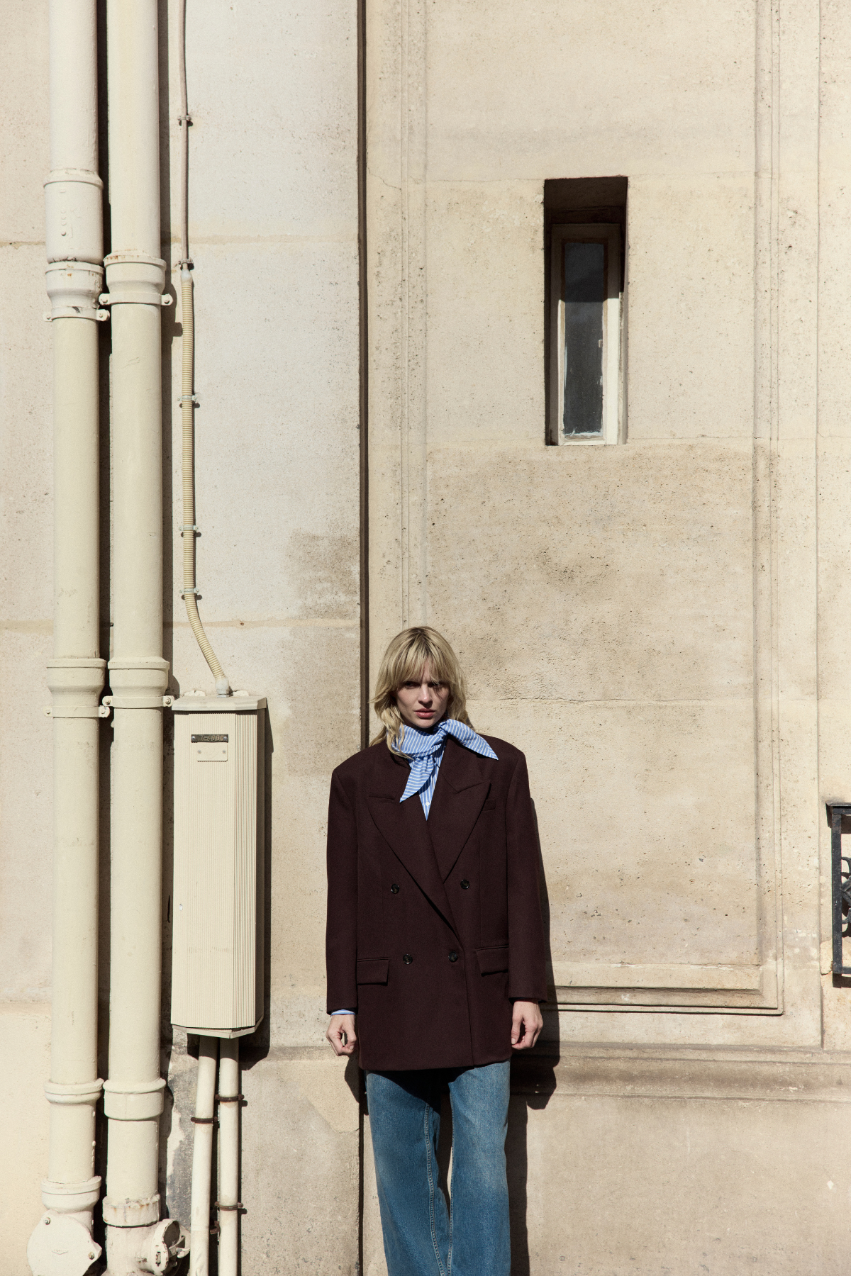 Natan Wooly Blazer | Chocolate Brown