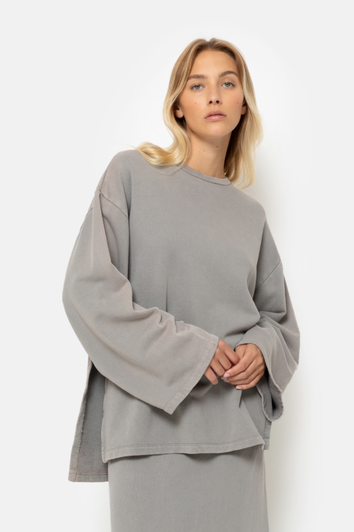 Sweat-shirt Jason Oversized |  Gris Vintage