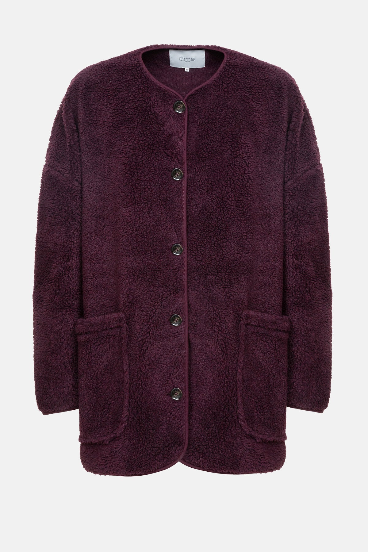 Manteau Hannah en French Terry | prune 