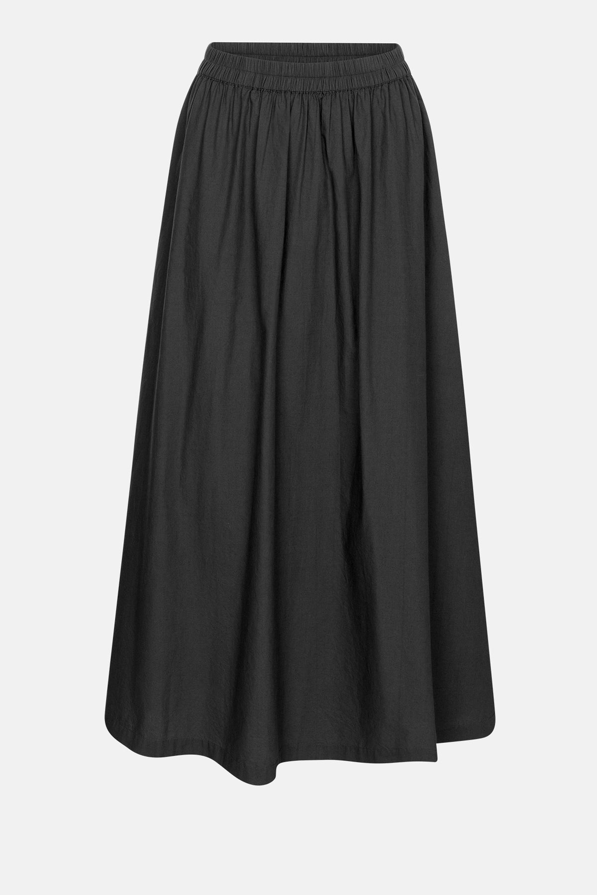 Kilt Long Skirt | Black