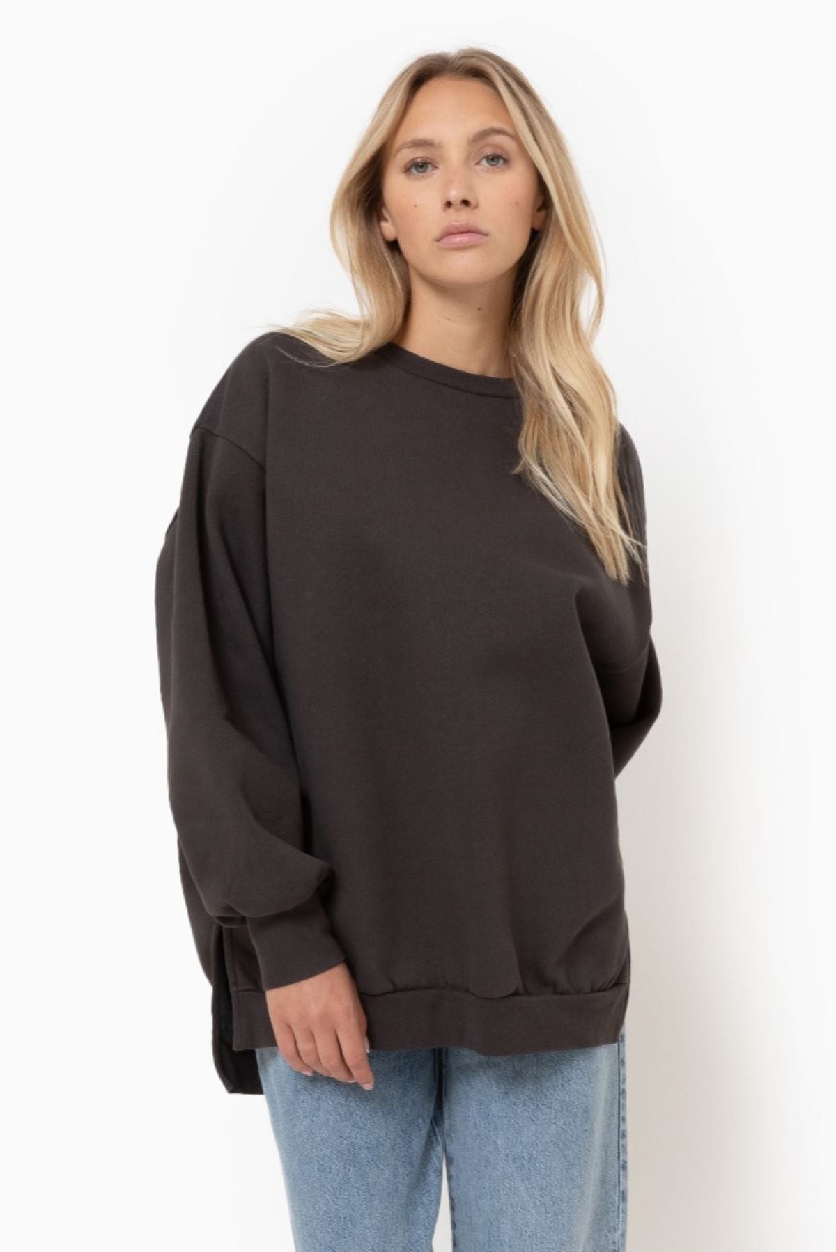 Sweatshirt Oversized Ulla | Gris Charbon
