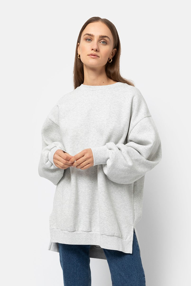 Sweatshirt Oversized Ulla | Gris Chiné