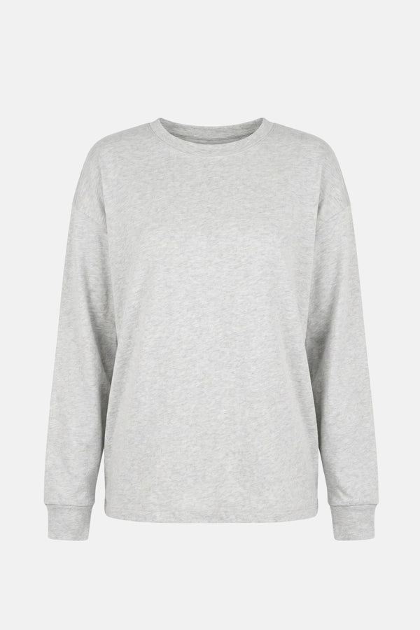 T-shirt à manches longues Orbit | Gris chiné