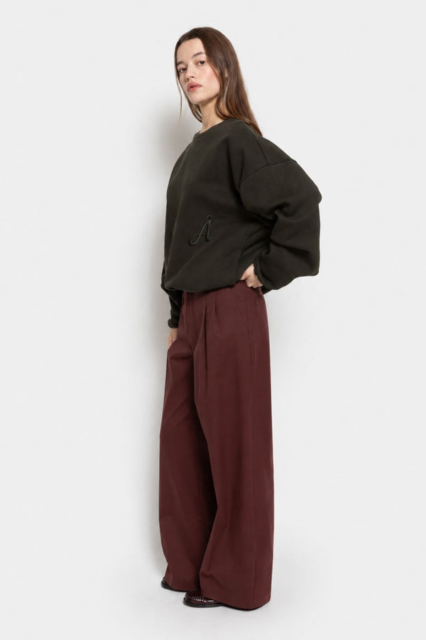 Pantalon large Nice | Bordeaux