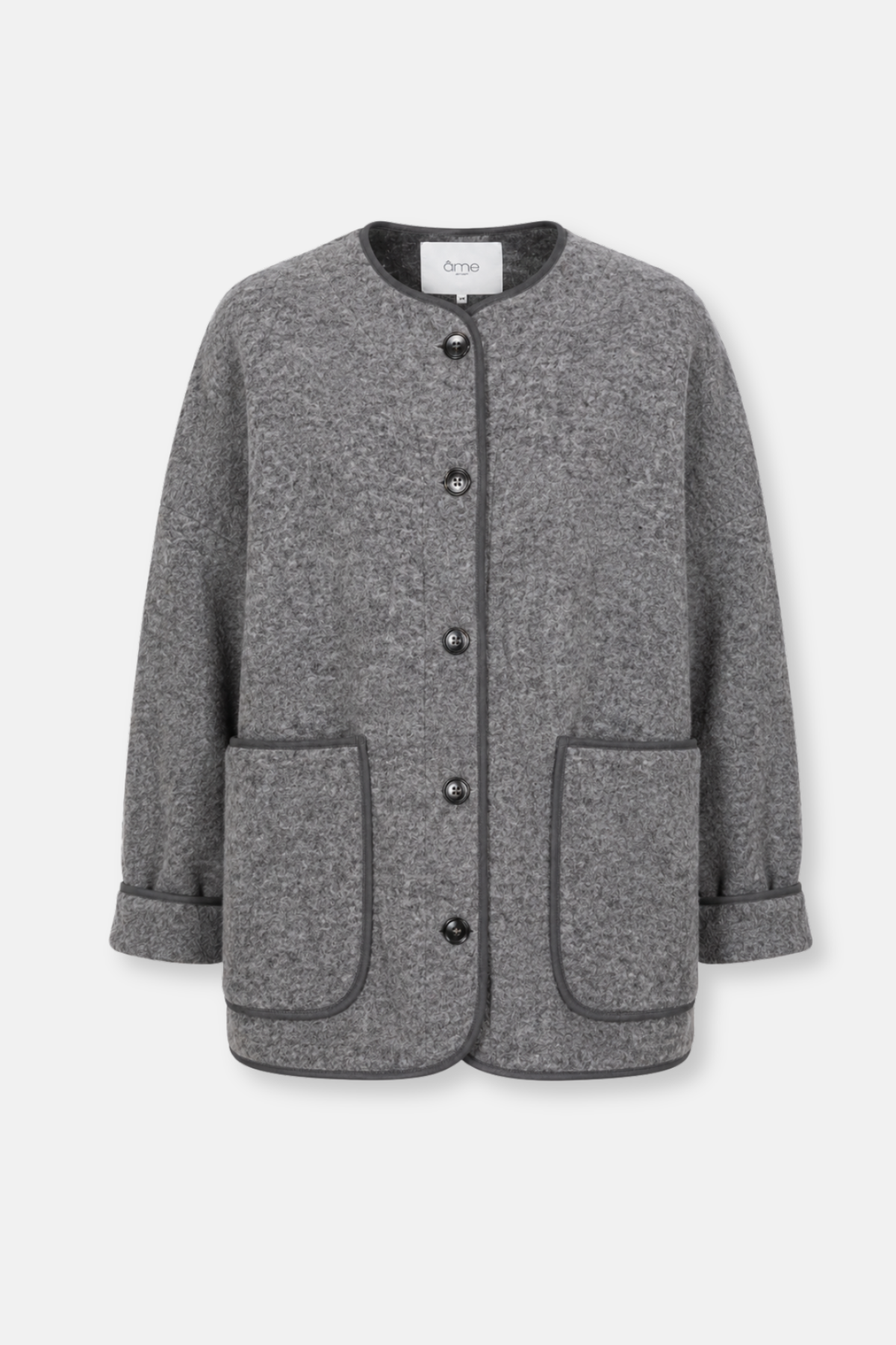 Hannah Veste Laineuse | Gris Foncé