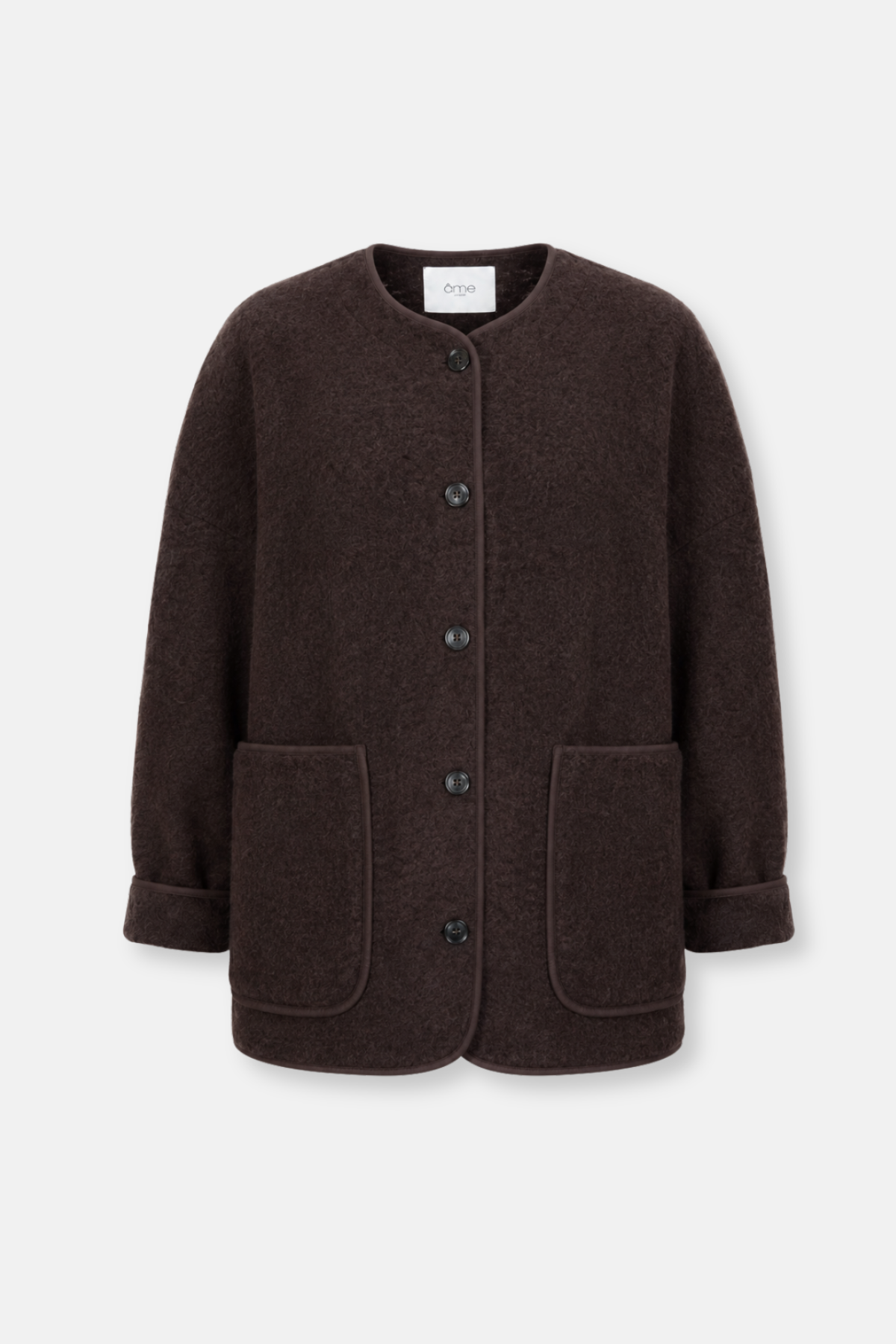 Hannah Wooly Jacket | Brown