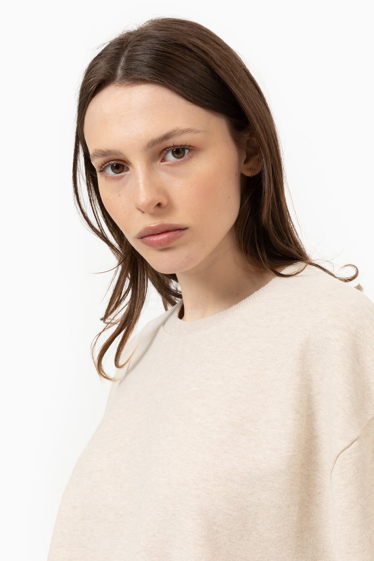 Sweatshirt Clémence | Marled Ivory