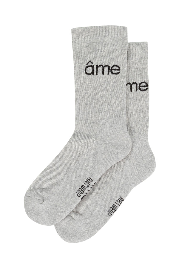 Delphine Socks | Marled Grey