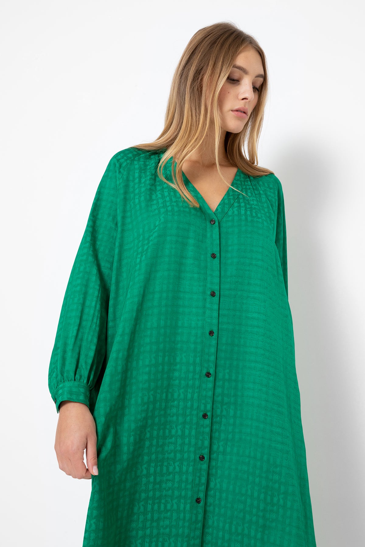 Goal Shirt Dress | Bosphorus Green