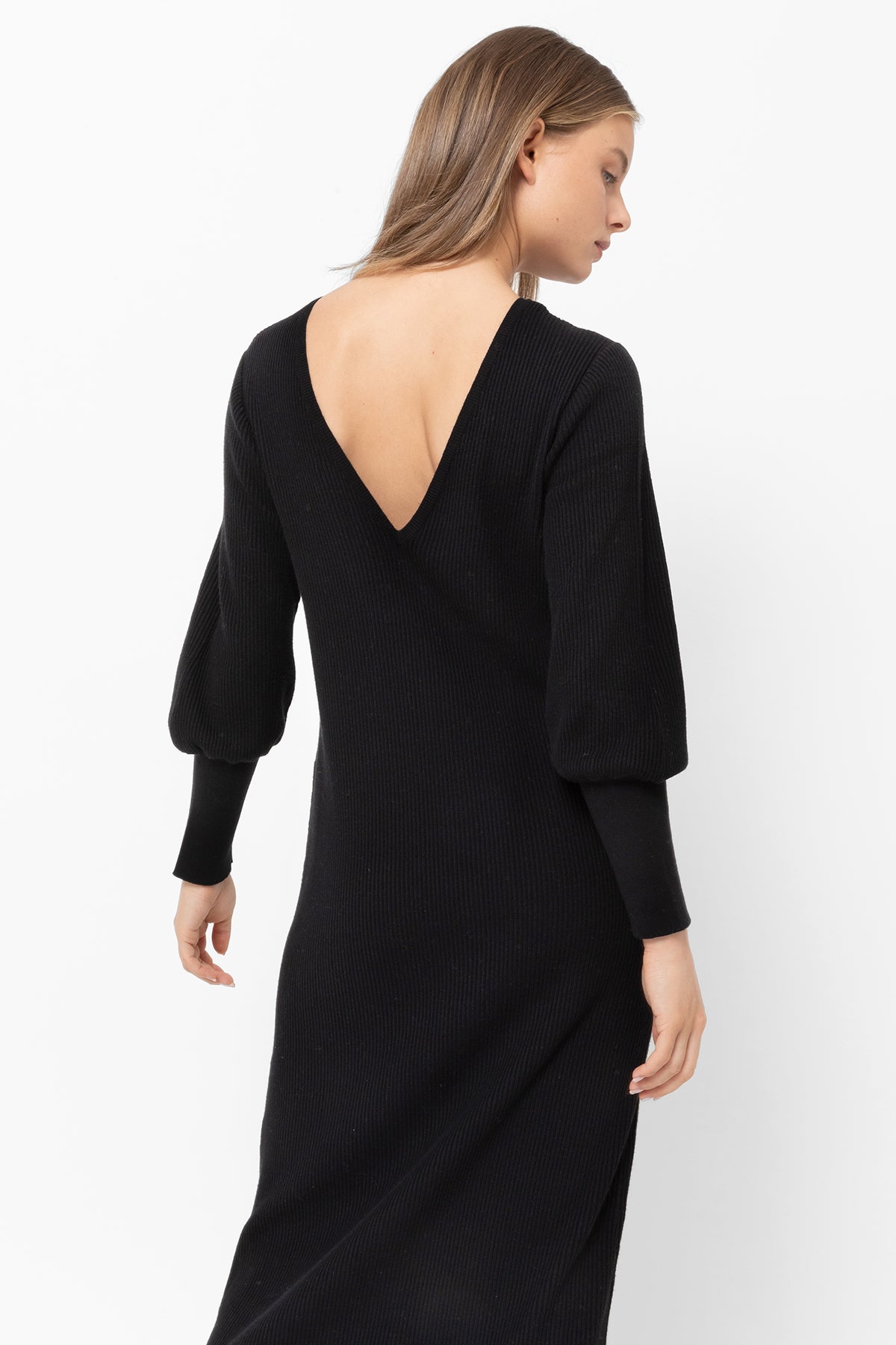 Hariette Knitted Dress | Black
