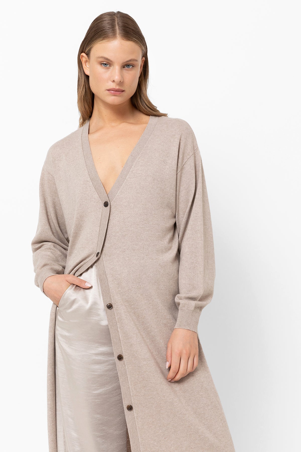 Hope Knitted Dress | Taupe