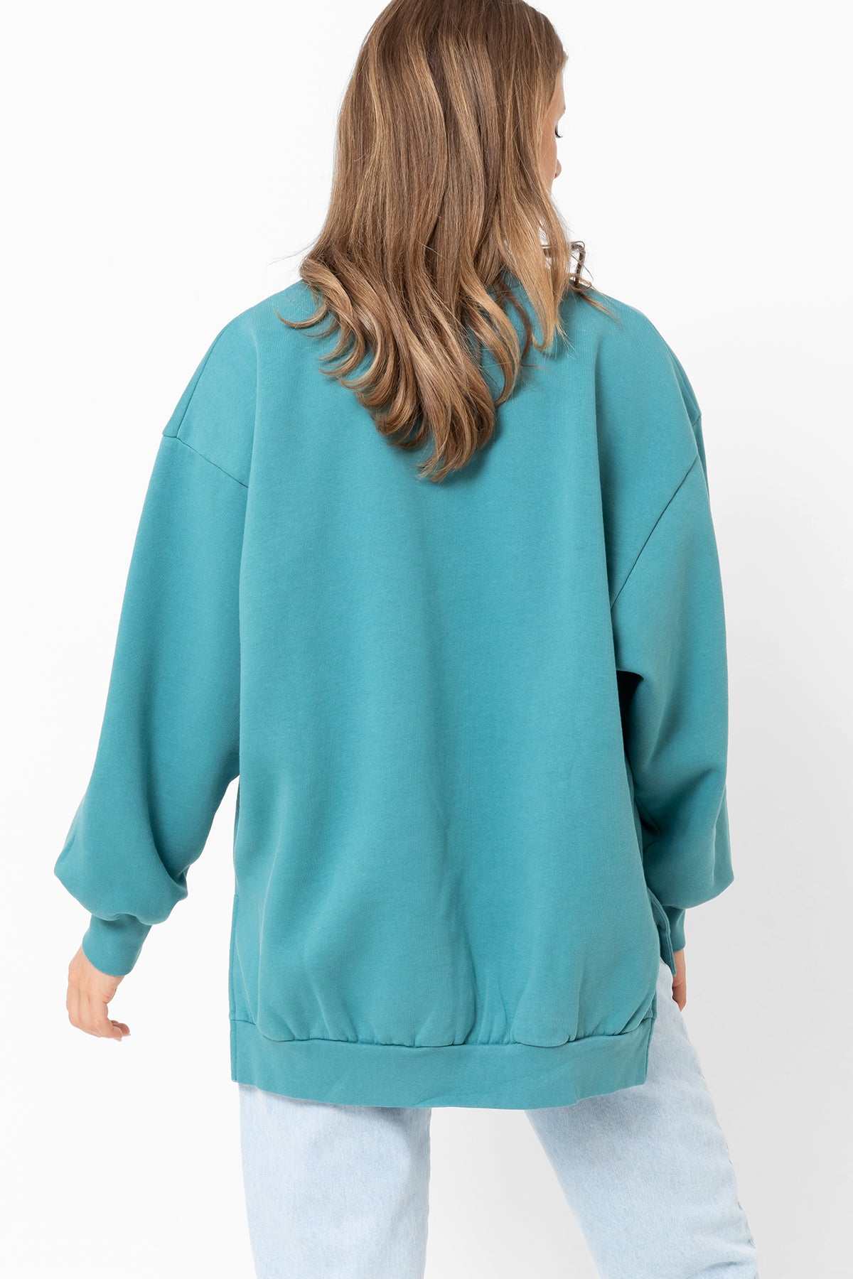 Ulla Oversized Sweatshirt | North Sea Blue
