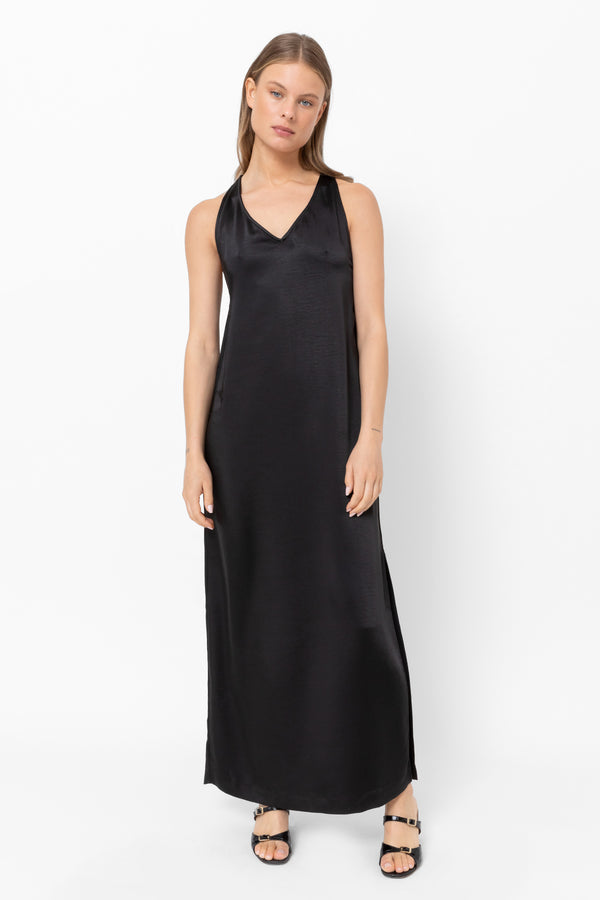 Hollywood Slip Dress | Black