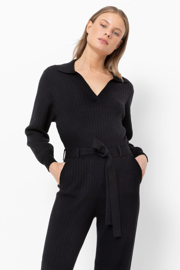 Combinaison en tricot House | Noir