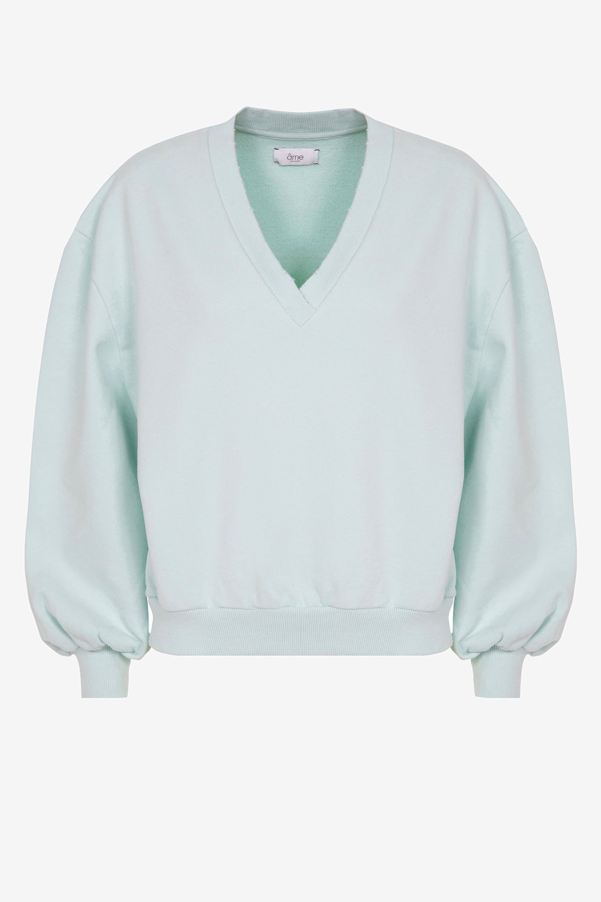Gaudi V-neck Sweatshirt | Sky Light Blue