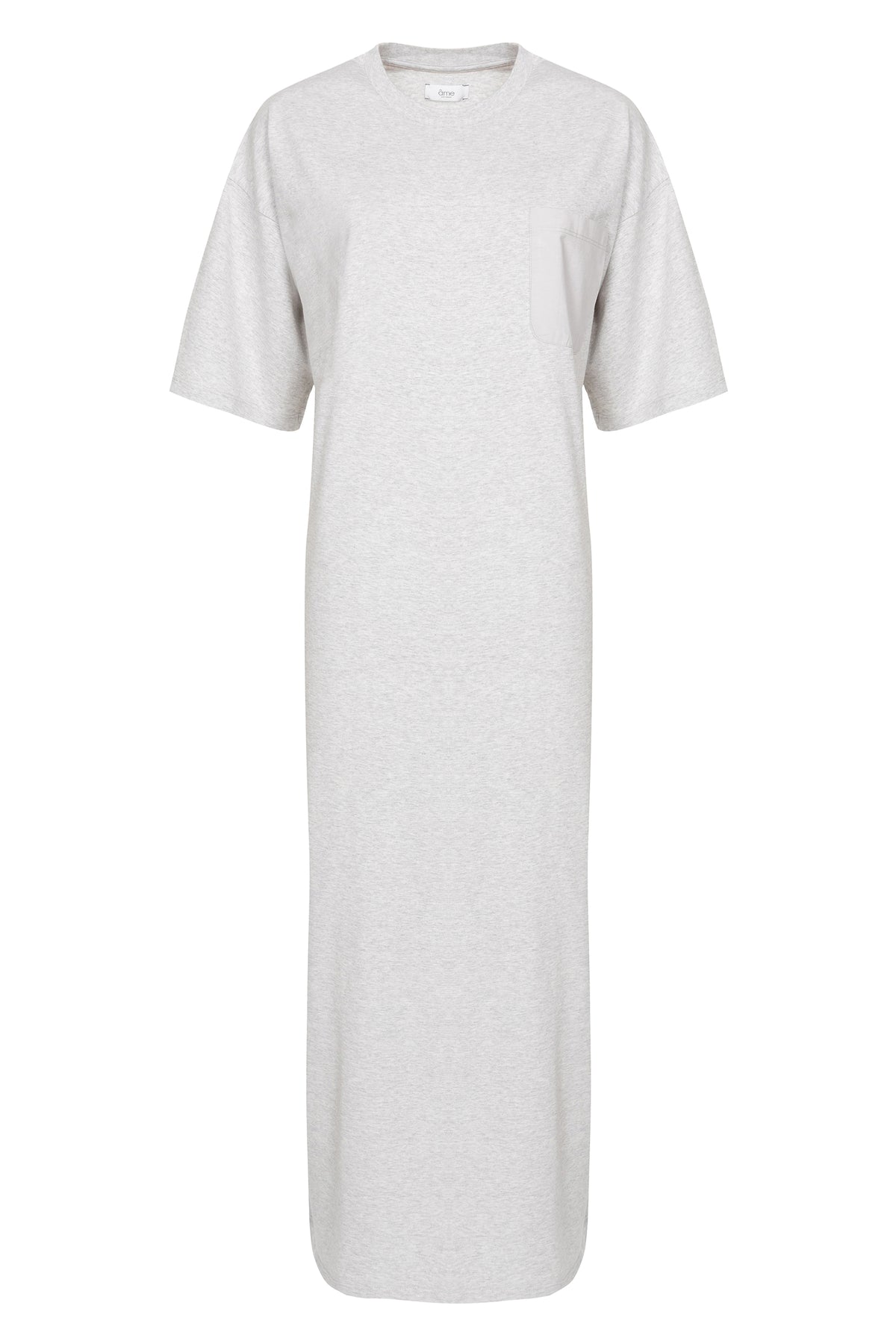 Hysaline T-shirt Dress | Marled Grey