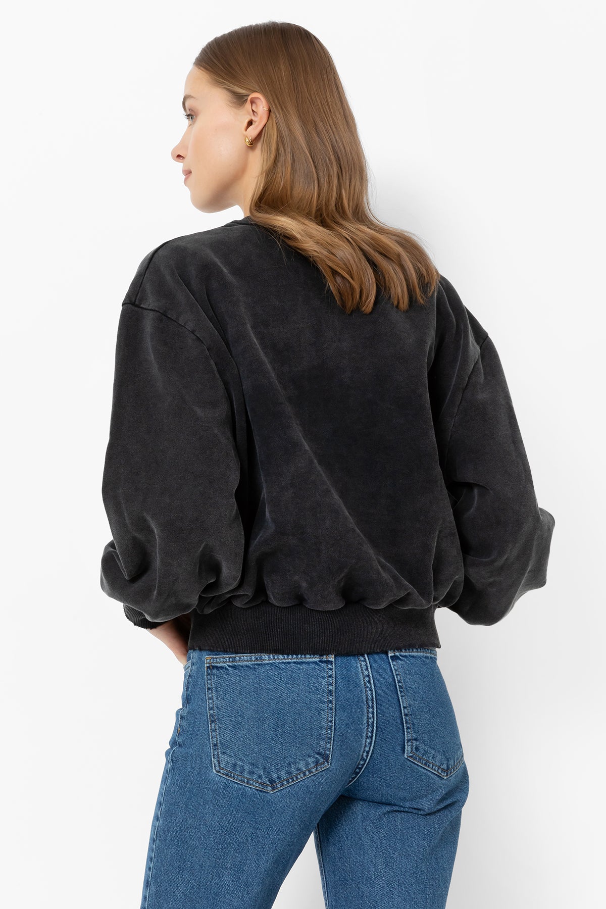 Sweatshirt Clémence | Noir Vintage