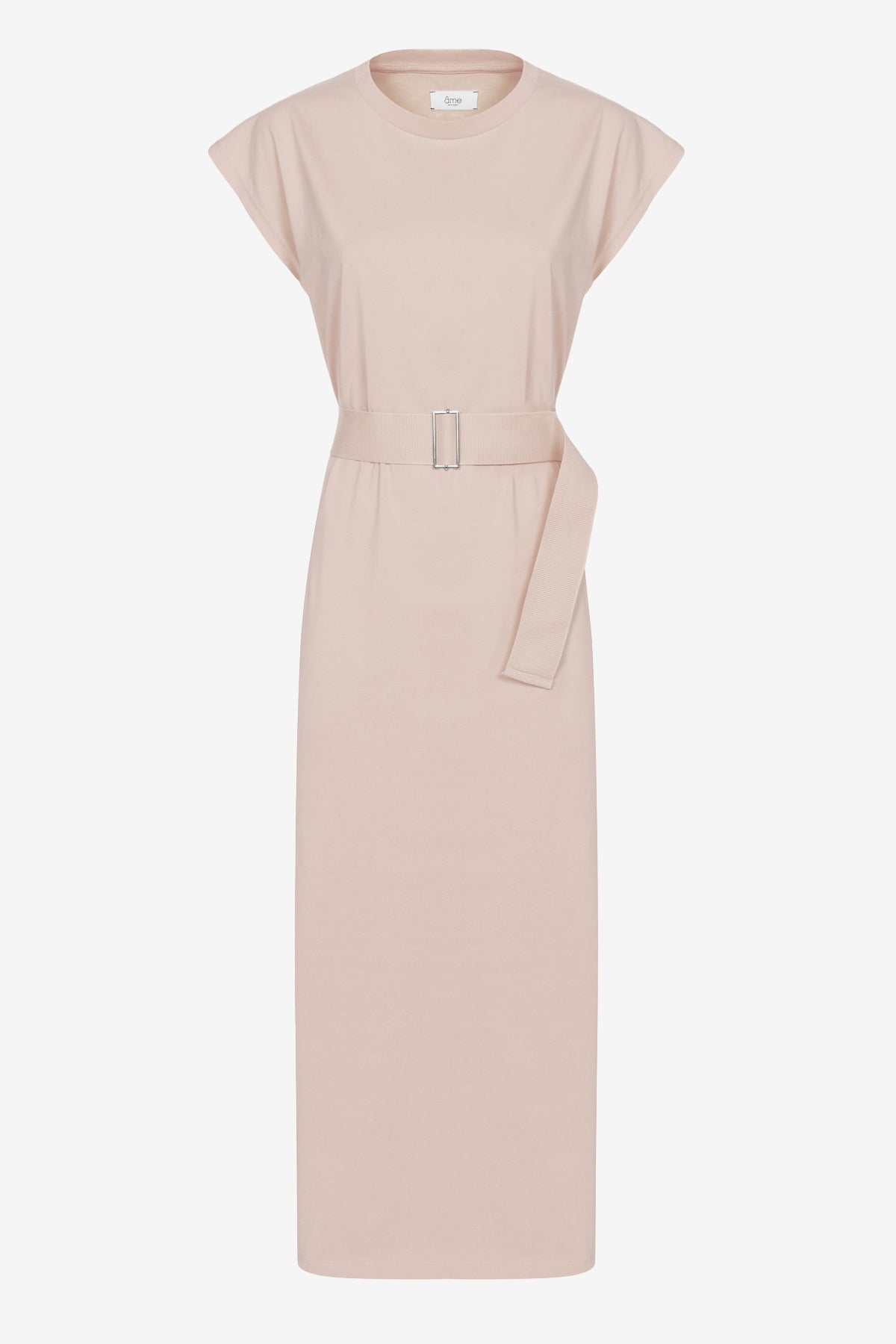 Flavie Sleeveless T-shirt Dress | Marled Ivory