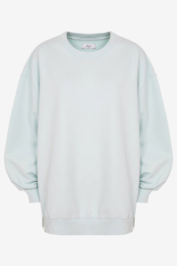 Ulla Oversized Sweatshirt | Sky Light Blue